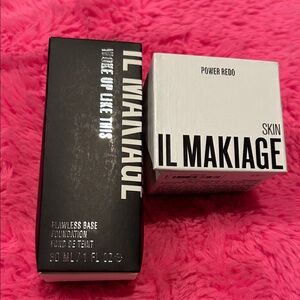 IL MAKIAGE Woke Up like this Flawless Base Foundation 040 and Power Redo Set